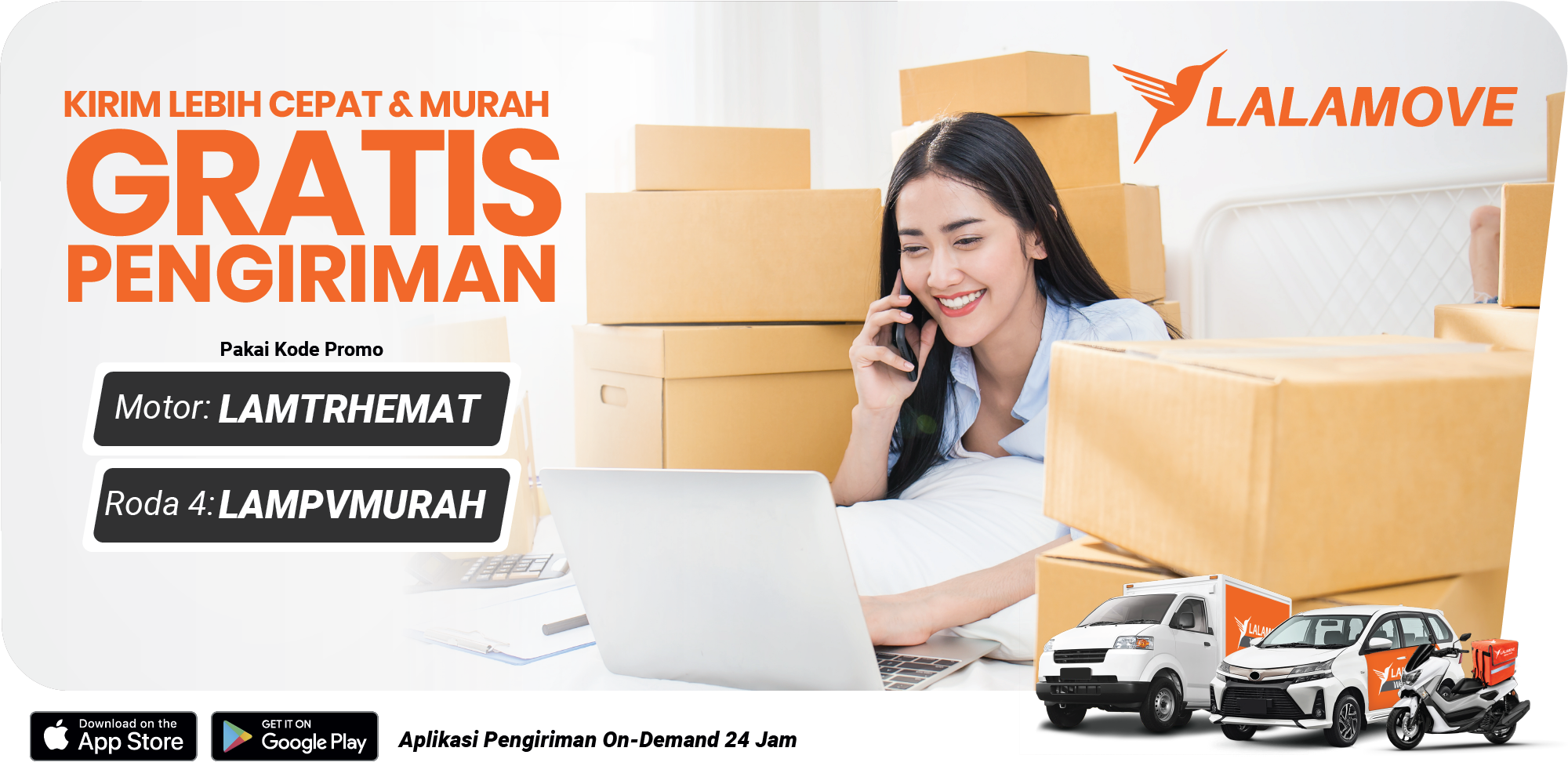 Diskon Pengiriman Pertama Jasa Pengiriman yang Lebih Mudah & Murah